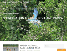 Tablet Screenshot of mashaquipeecotours.com